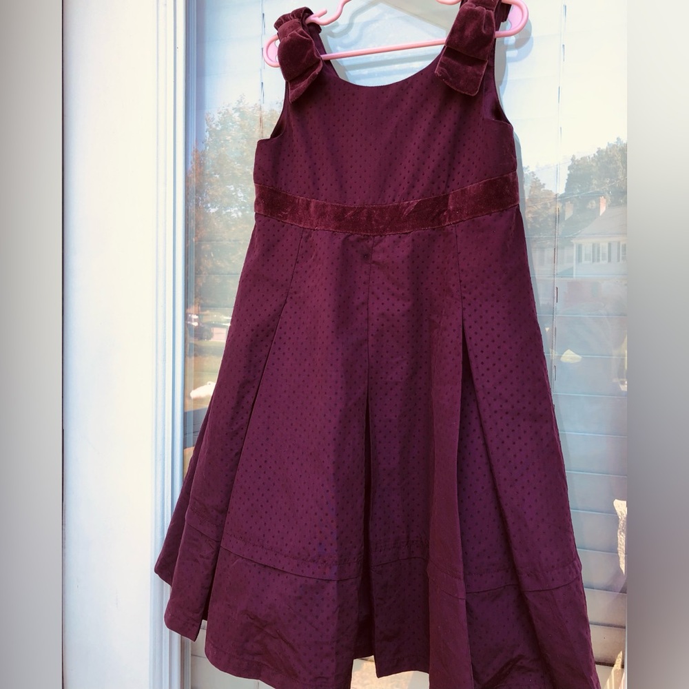 Girls Gymboree purple dress size 6 NWOT.